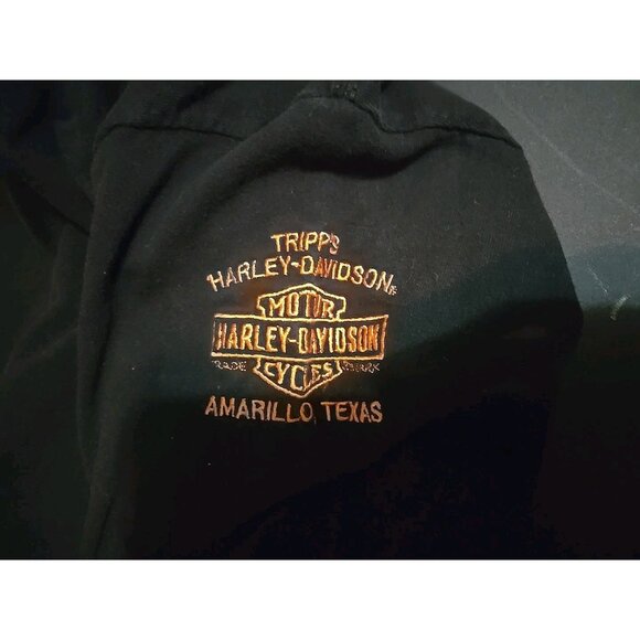 Harley-Davidson T-Shirt LG Dealer Long Sleeve Amarillo, TX - Picture 2 of 4